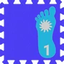 Picture 1/2 -ICP - Extra Products - Feet|Blue|Sun|1 - Student