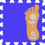 Picture 1/2 -ICP - Extra Products - Feet|Orange|Flower|5 - Student