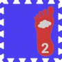 Kép 1/2 - ICP - kiegészítők - Talp|Piros|Felhő|2 - Edző